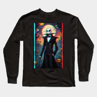 3D Jack Skellington Long Sleeve T-Shirt